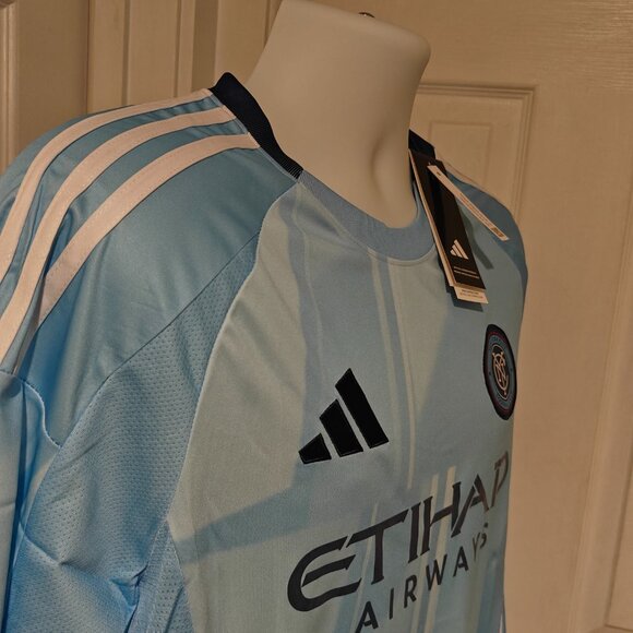 Adidas NYCFC 25/26 Home Jersey Men's Sizes S-XL Blue NWT New York City MLS - Picture 7 of 15